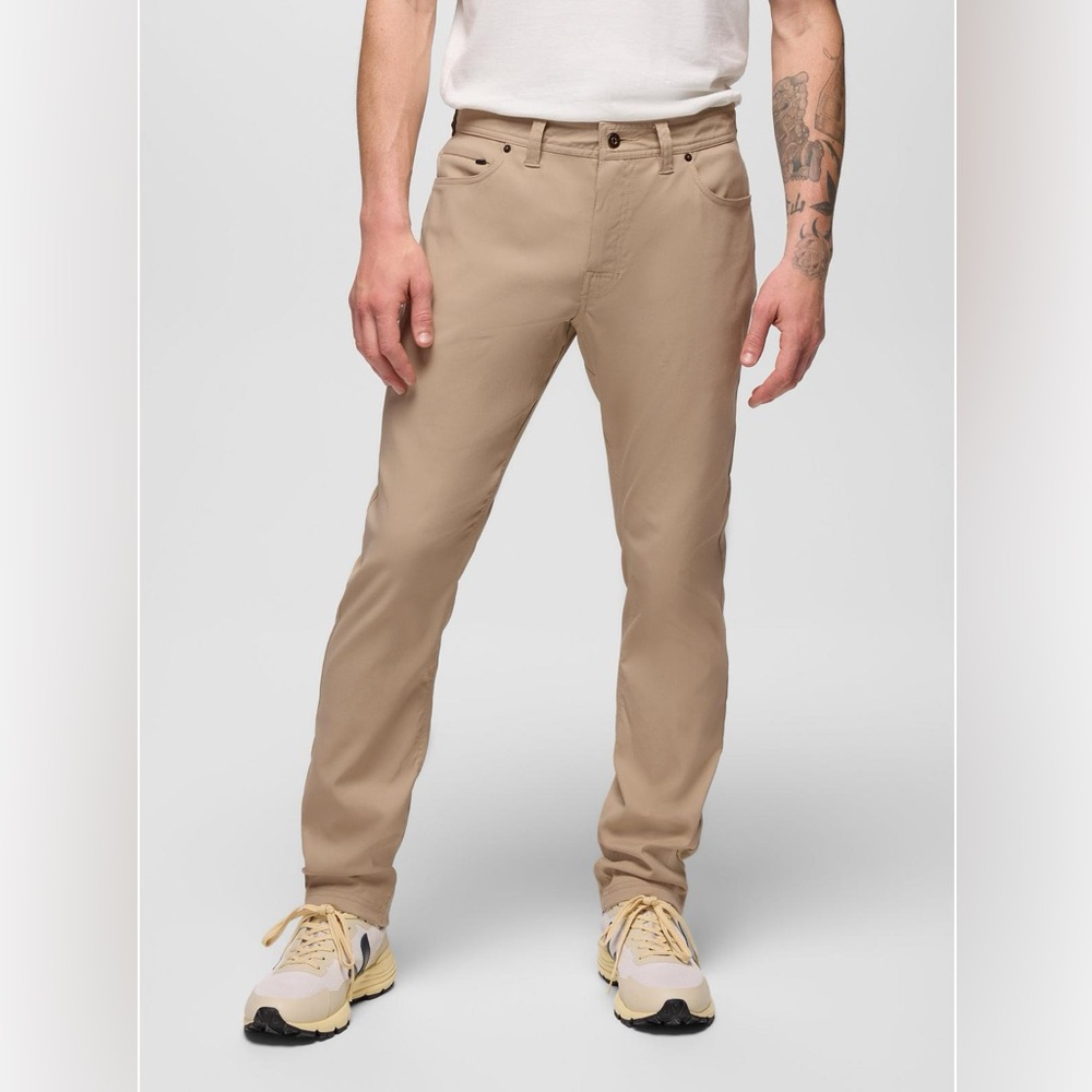NEW Prana men’s stretch slim-tapered pants 34”/34”